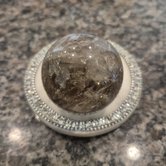 None Other - Natural Jasper Crystal Sphere Orb #1